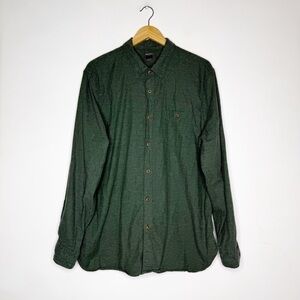 Todd Snyder Garment-Dyed Oxford Shirt Tent Green Size XXL Classic Fit